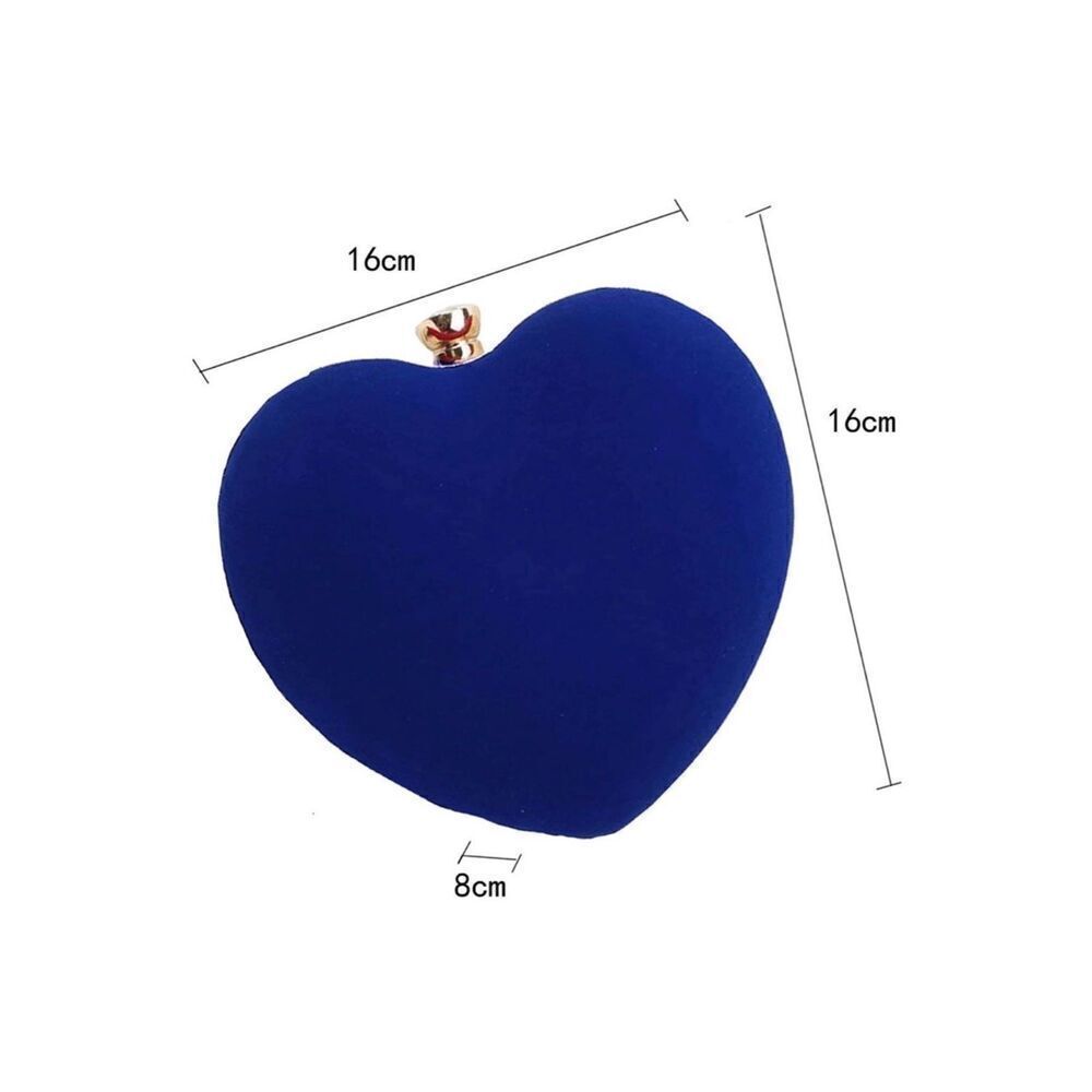 Blue Heart Purse handbag